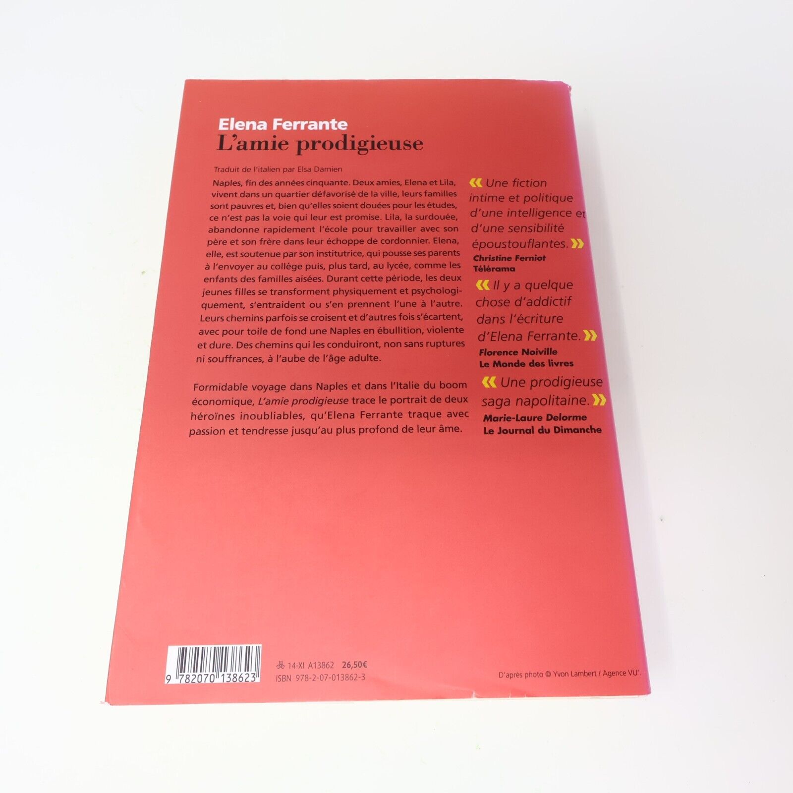 2014 L'Amie Prodigieuse Elena Ferrante Gallimard Français Paperback Italie Livre