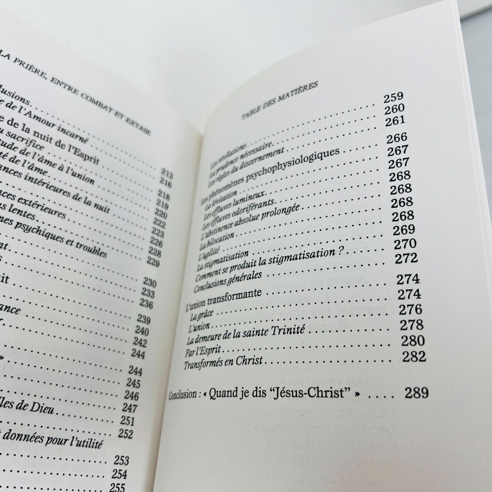 Vers la Maturité Spirituelle/La Prière entre Combat et Extase par Un Chartreux