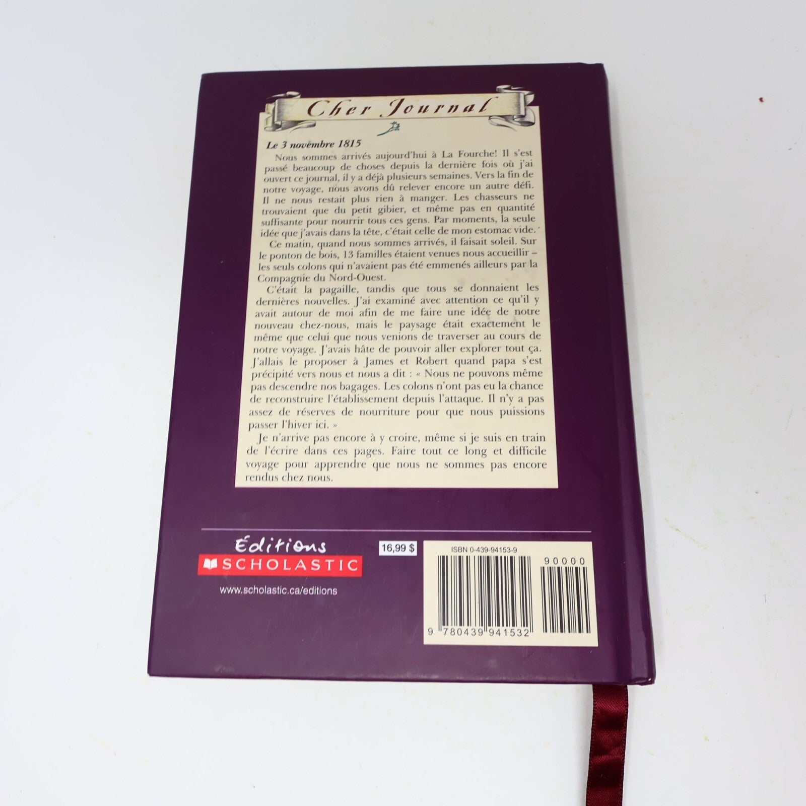 Cher Journal Lot 11 Livres Entrée Refusée/Vent de Guerre/Ma Soeur Orpheline HC