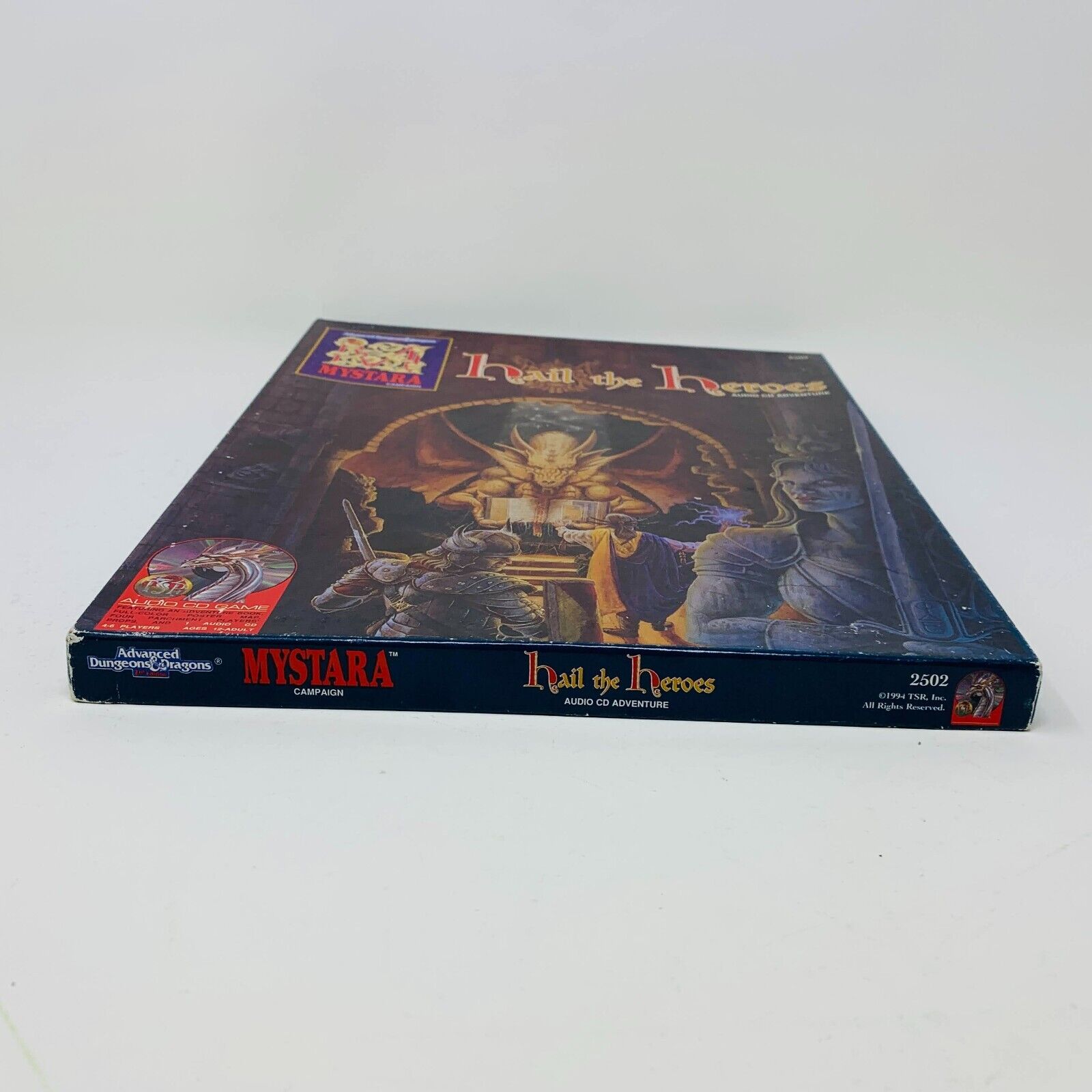 Empty Box Replacement Part for AD&D Mystara Campaign Hail the Heroes 2502 1994