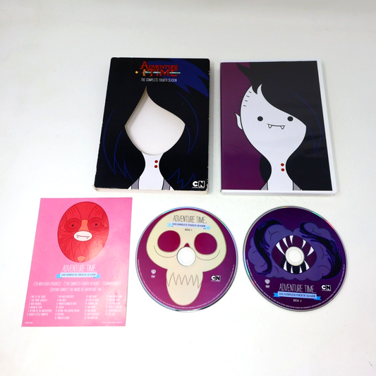 Adventure Time The Complete Fourth Season DVD Tested Cartoon Network Region 1