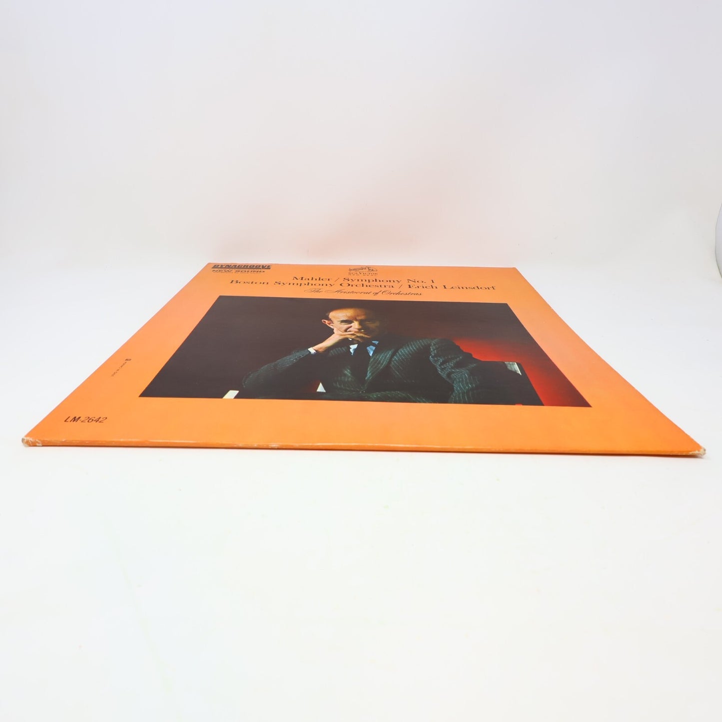 Mahler Boston Symphony Orchestra Erich Leinsdorf Symphony 1 Record LM-2642 Mono