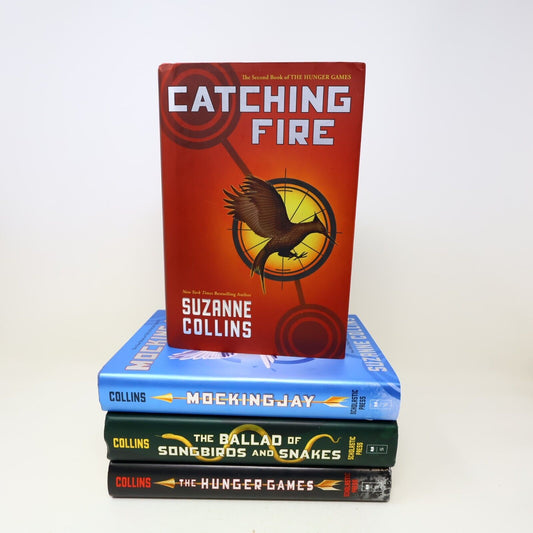 Lot 4 Books Hunger Games #1-4 Suzanne Collins Scholastic Fantasy Hardcover HC