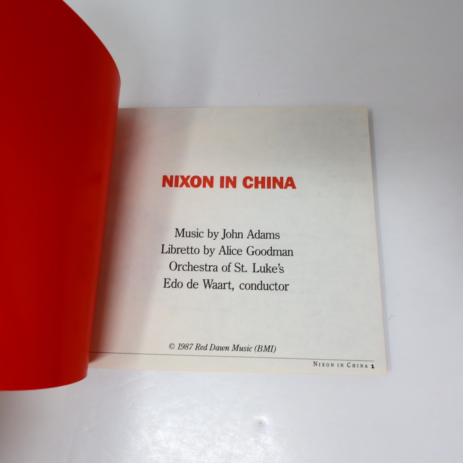 John Adams Nixon In China Opera in Three Acts 2x Cassettes Box Set Edo de Waart