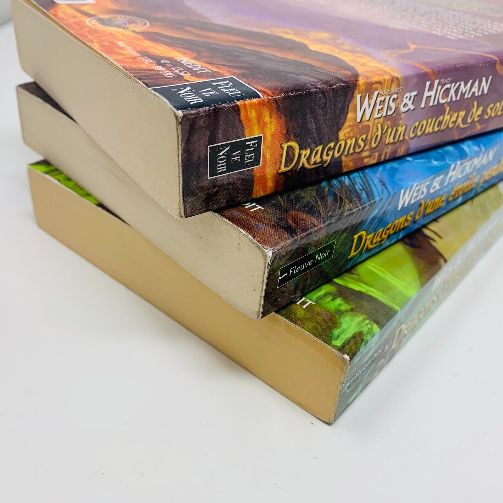 Lancedragon Trilogie La Séquence de la Guerre des Ames Grand Format Lot Livres