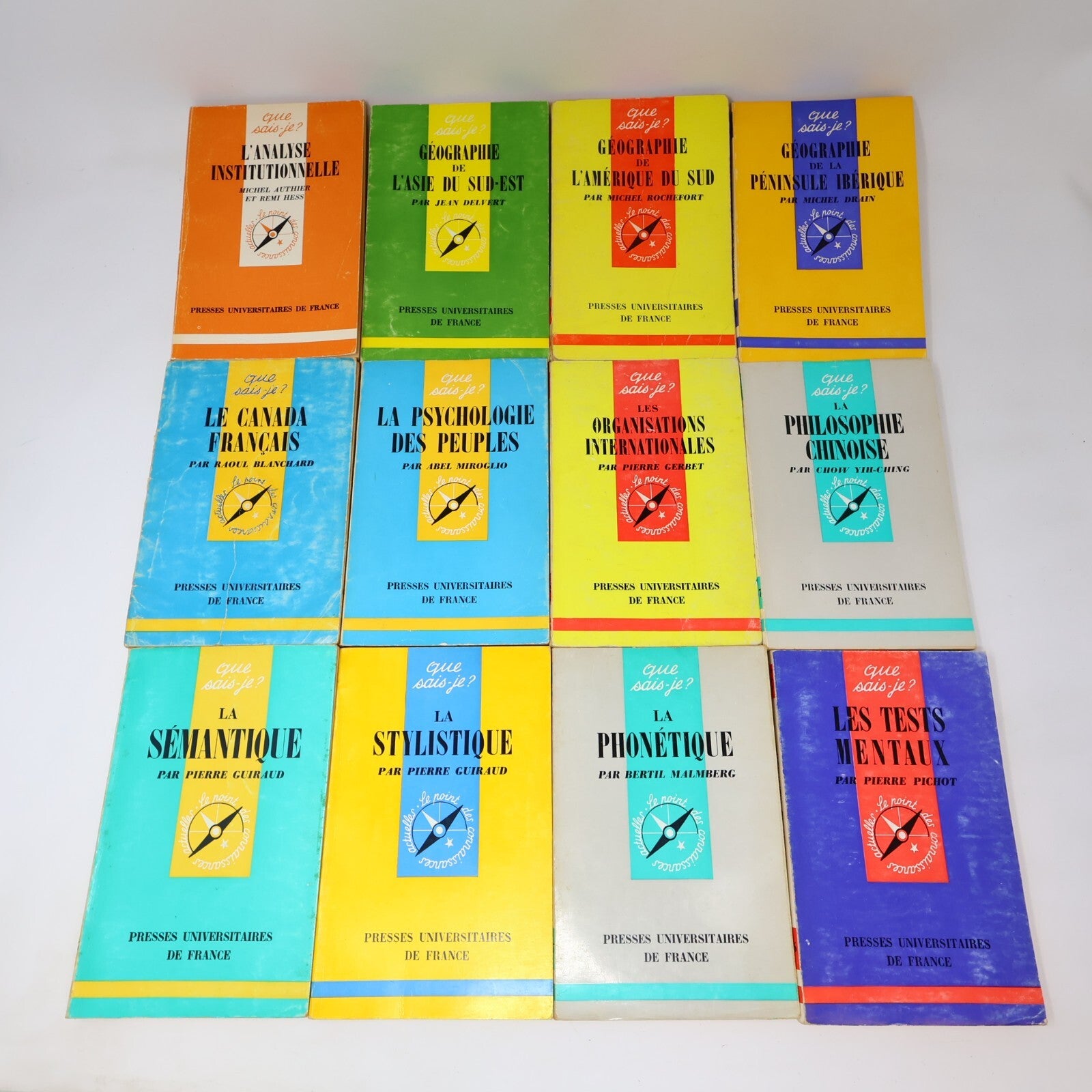 Que Sais-Je? Lot 26 Livres Éducation Géographie Société et Culture PUF Français