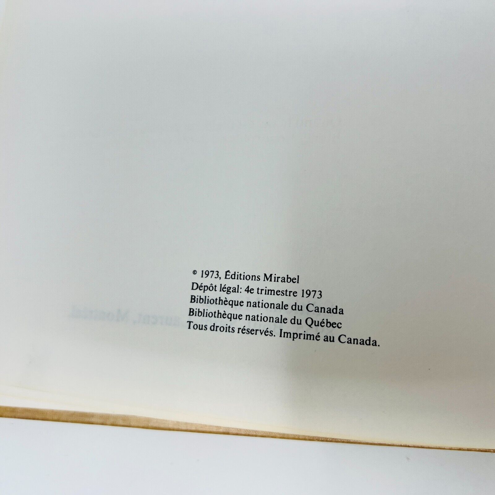1973 La Cuisine de Monique Chevrier Mirabel Livre Recettes en Français Cookbook
