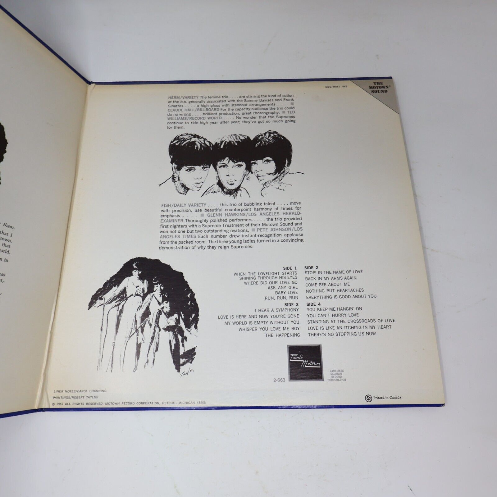 Diana Ross And The Supremes Greatest Hits 2x LP Record 1967 MOS2-663 Canada 60s