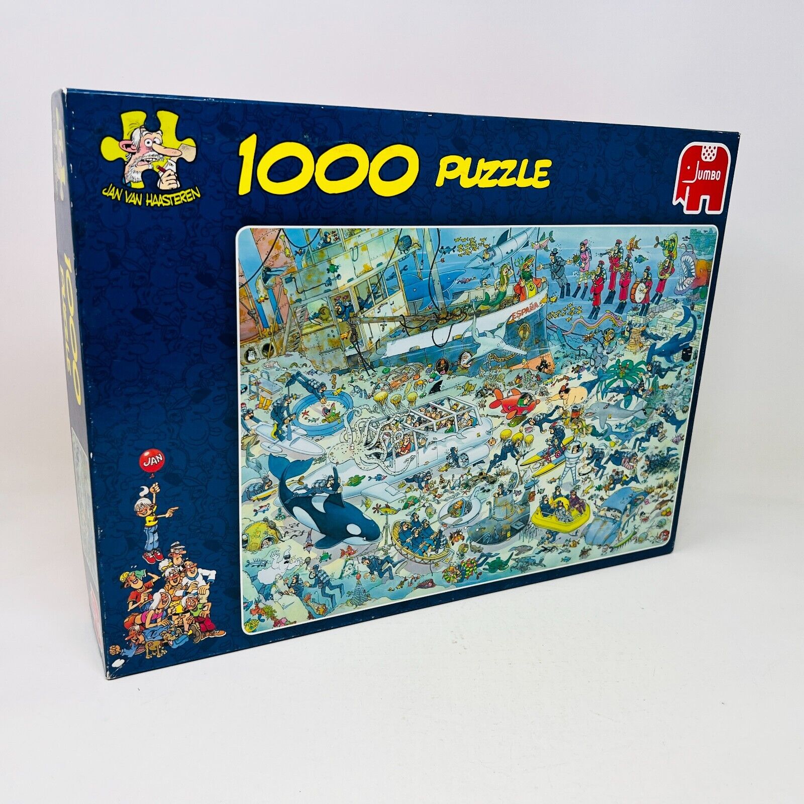 Deep Sea Fun Jumbo 17079 Complete Jigsaw Puzzle by Jan Van Haasteren 1000 Pieces
