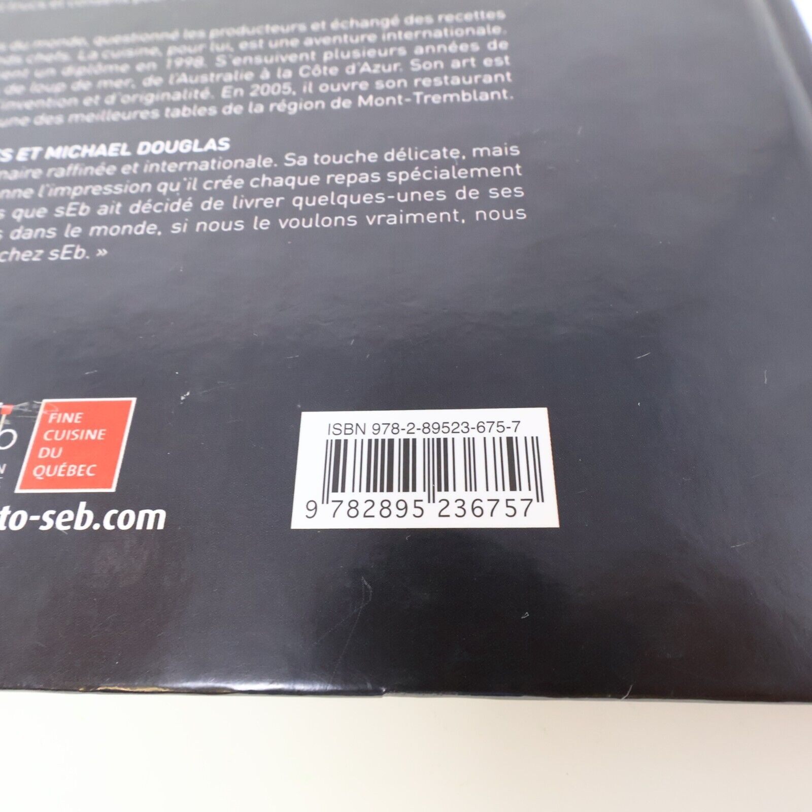 2011 L'Artisan Culinaire Chef Sébastien Houle Modus Vivendi Français Hardcover