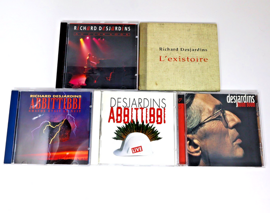 Richard Desjardins/Abbittibbi Lot 5 CD L'Existoire/Au Club Soda/Live/Boom Boom