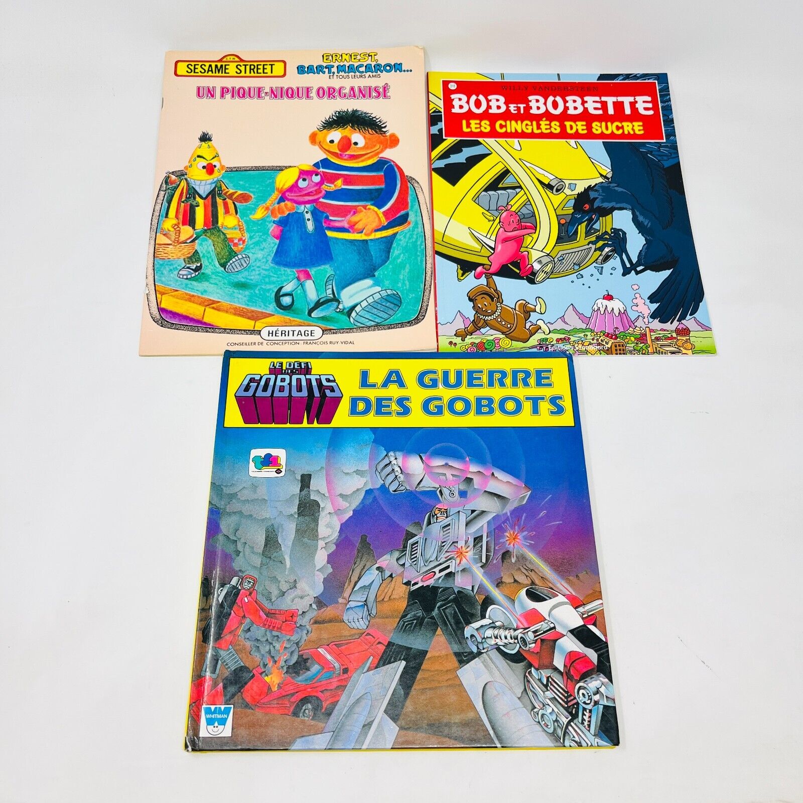 Lot 19 Livres Enfants Vintages Français French Children Bundle Candy Cités d'Or