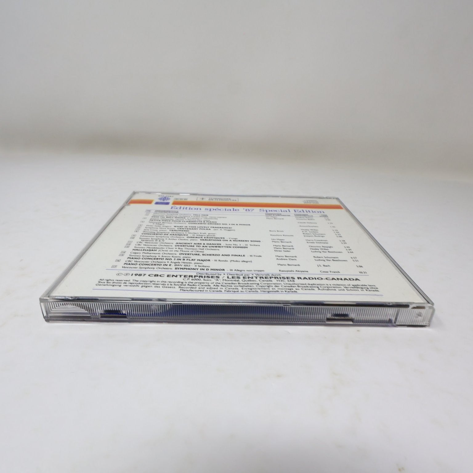 Édition spéciale '87 Special Edition CBC CD 1987 Classical SM-M87 Mayer/Brott
