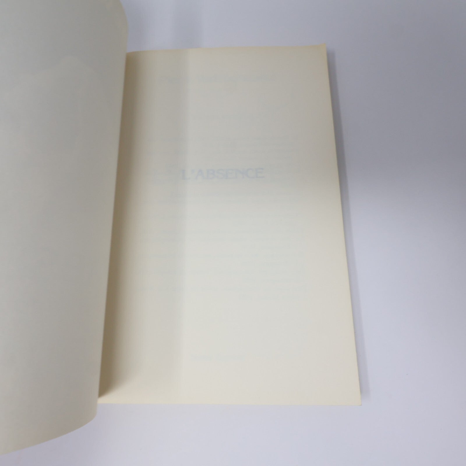Pierre Vadeboncoeur Lot 3 Livres L'Absence/To Be/Deux Royaumes Essais Politique