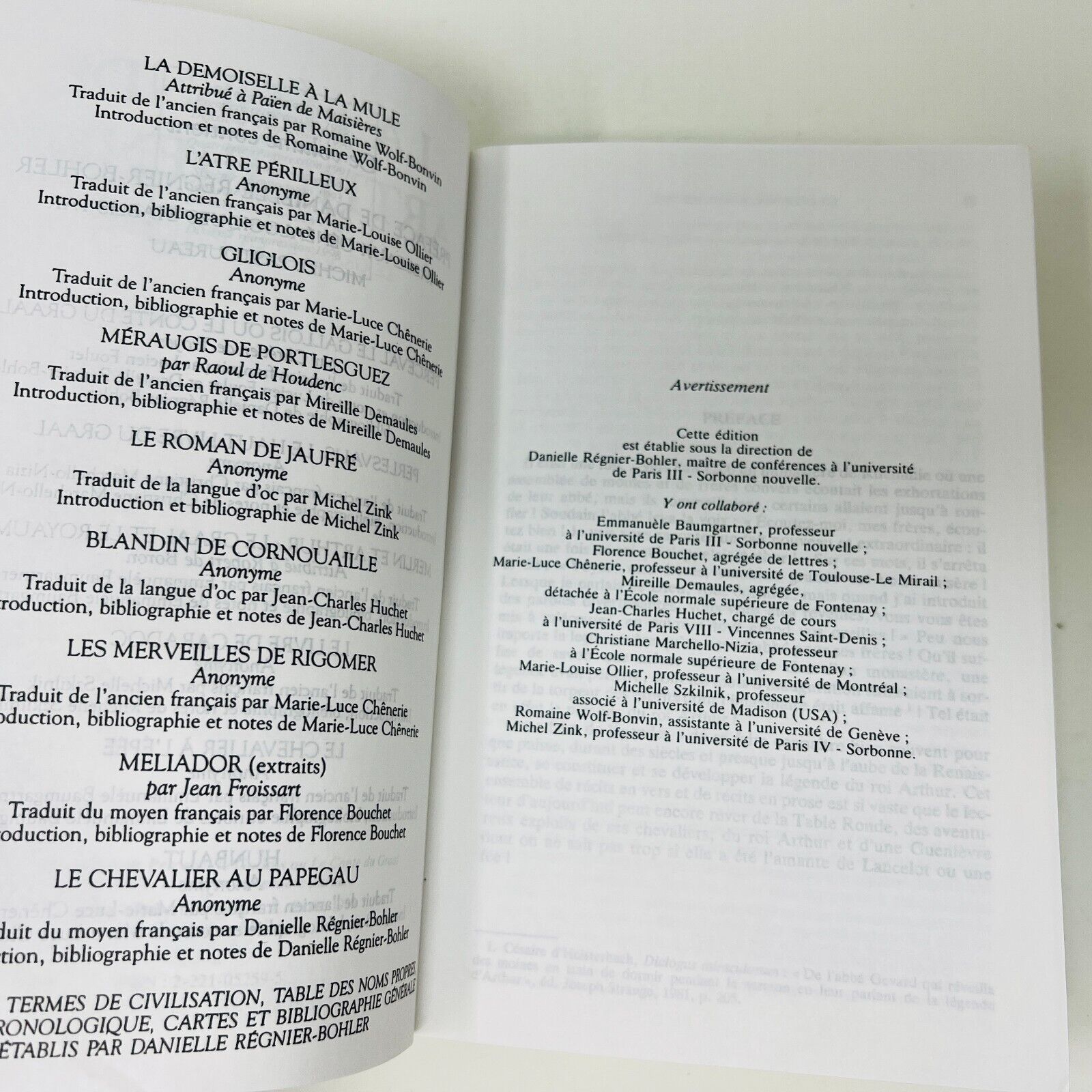 1998 La Légende Arthurienne Le Graal et la Table Ronde Bouquins Omnibus Laffont