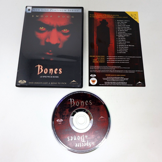 Bones / Le Spectre de Bones DVD NTSC Region 1 Tested Snoop Dogg English/Français