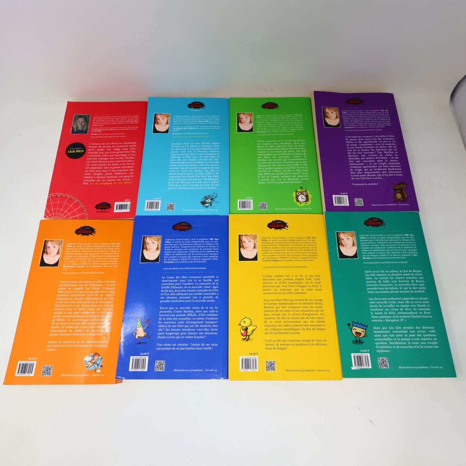 Lot 16 Livres La Vie Compliquée de Léa Olivier Catherine Girard-Audet Français