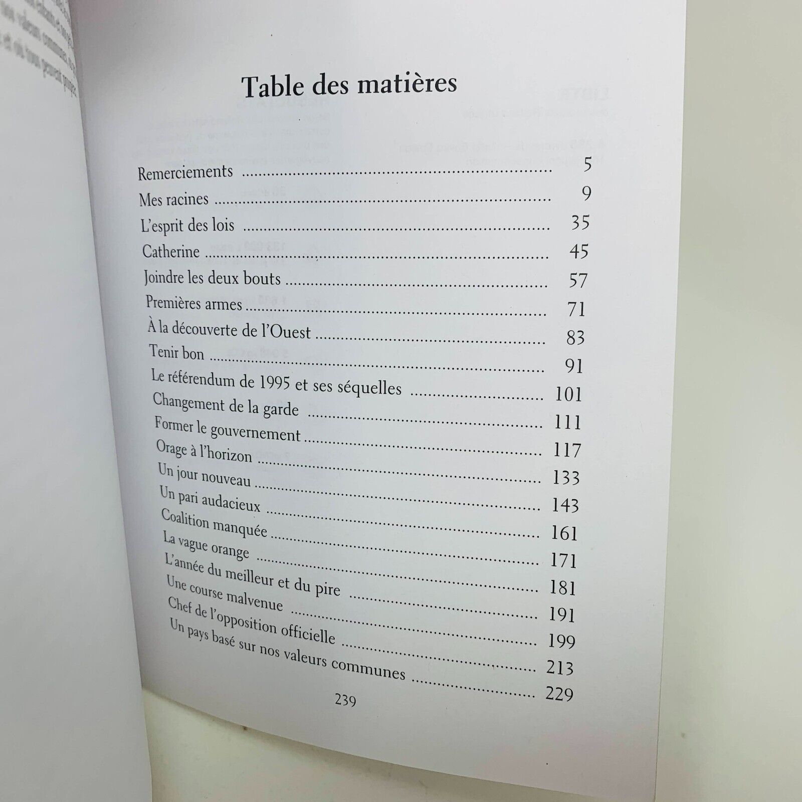 2015 Le Courage de ses Convictions Thomas Mulcair Autobiographie Signée Français