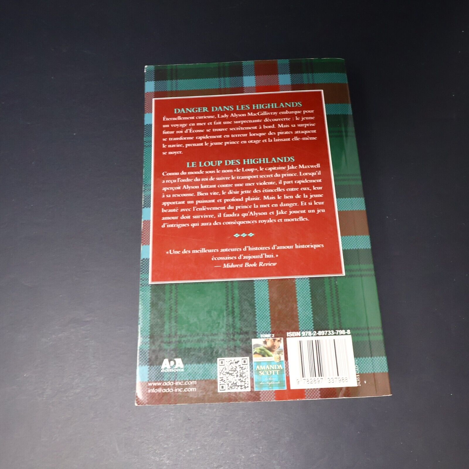 Lot 3 Livres Les Chevaliers Écossais #1-3 Amanda Scott Série Complète Français