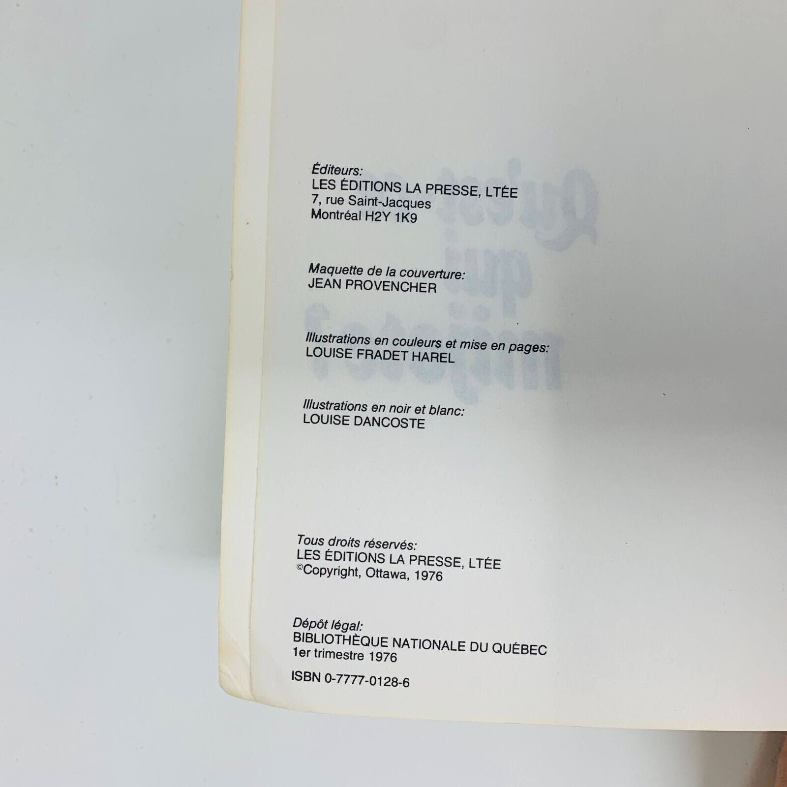 1976 Qu'est-ce qui Mijote? Cuisine pour Débutants La Presse Livre Recettes Vtg