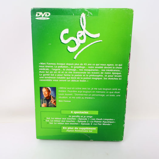 Sol DVD 4 Spectacles Marc Favreau Box Set NTSC 2000s Region 1 Français Comédie