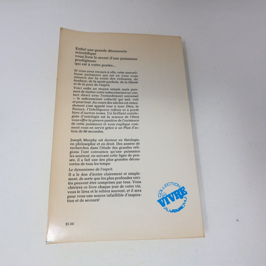 1973 Le Miracle de Votre Esprit Joseph Murphy Éditions du Jour Spiritualité 70s