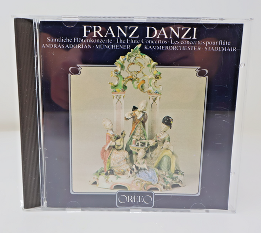Franz Danzi The Flute Concertos/Sämtliche Flötenkonzerte CD Andras Adorjan Orfeo