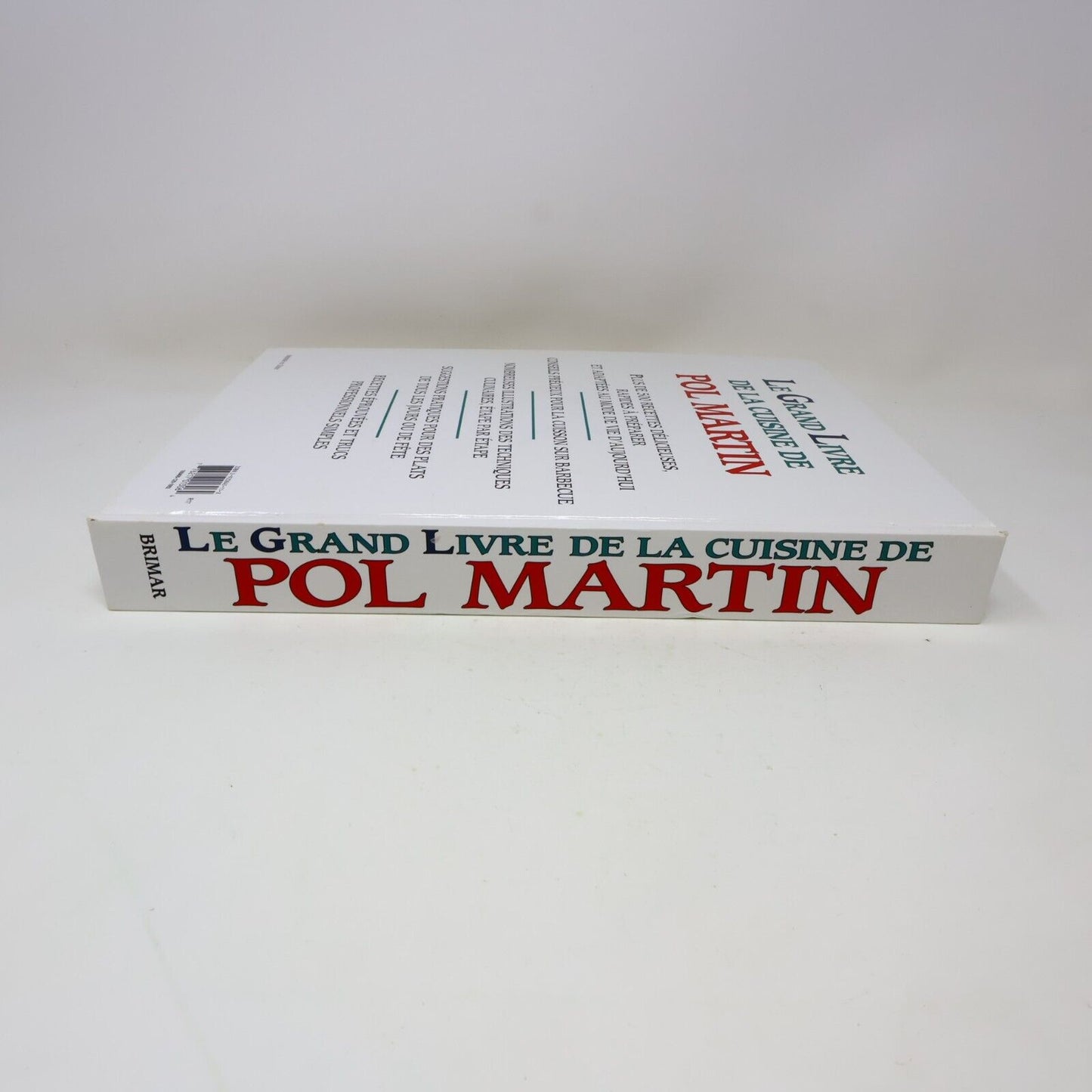 1987 Le Grand Livre de la Cuisine de Pol Martin Recettes Français Brimar HC 80s