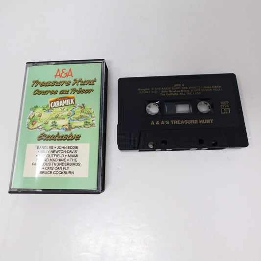 A&A Treasure Hunt Caramilk Promo Cassette Bangles/John Eddie/Cockburn 1986