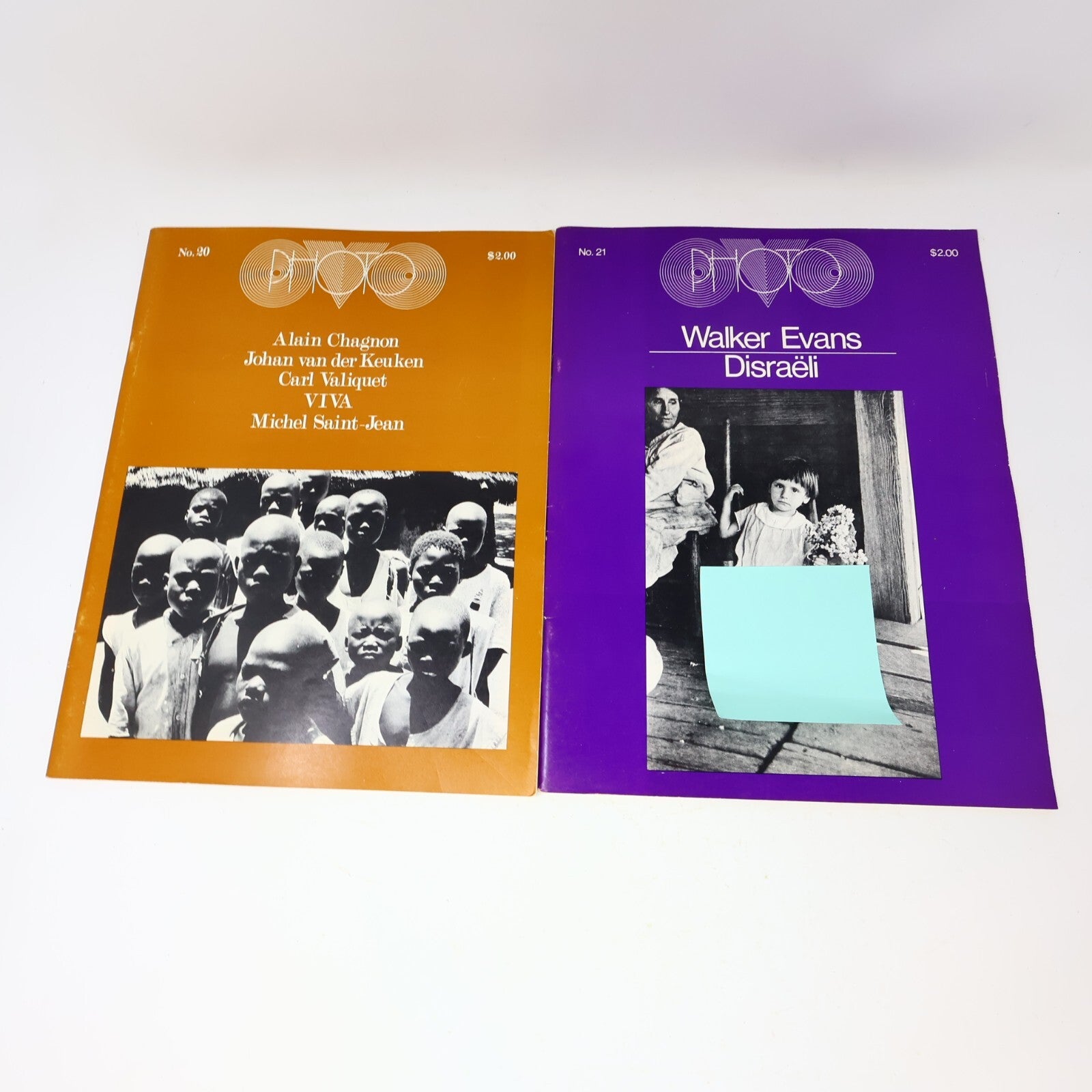 Ovo Photo #20-21 Walker Evans Disraëli Alain Chagnon Art Photographie Québec Lot
