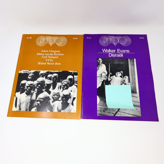 Ovo Photo #20-21 Walker Evans Disraëli Alain Chagnon Art Photographie Québec Lot