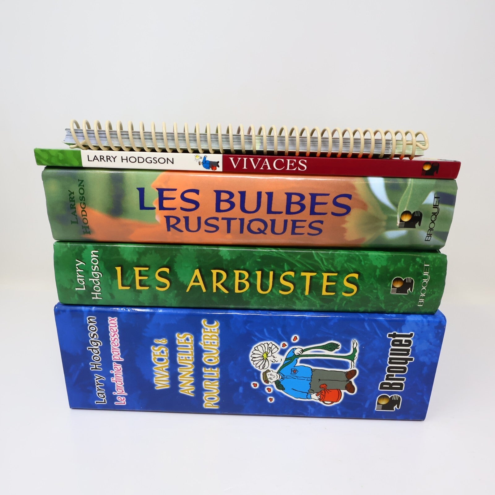 Le Jardinier Paresseux Lot 5 Livres Larry Hodgson Arbustes/Annuelles/Vivaces