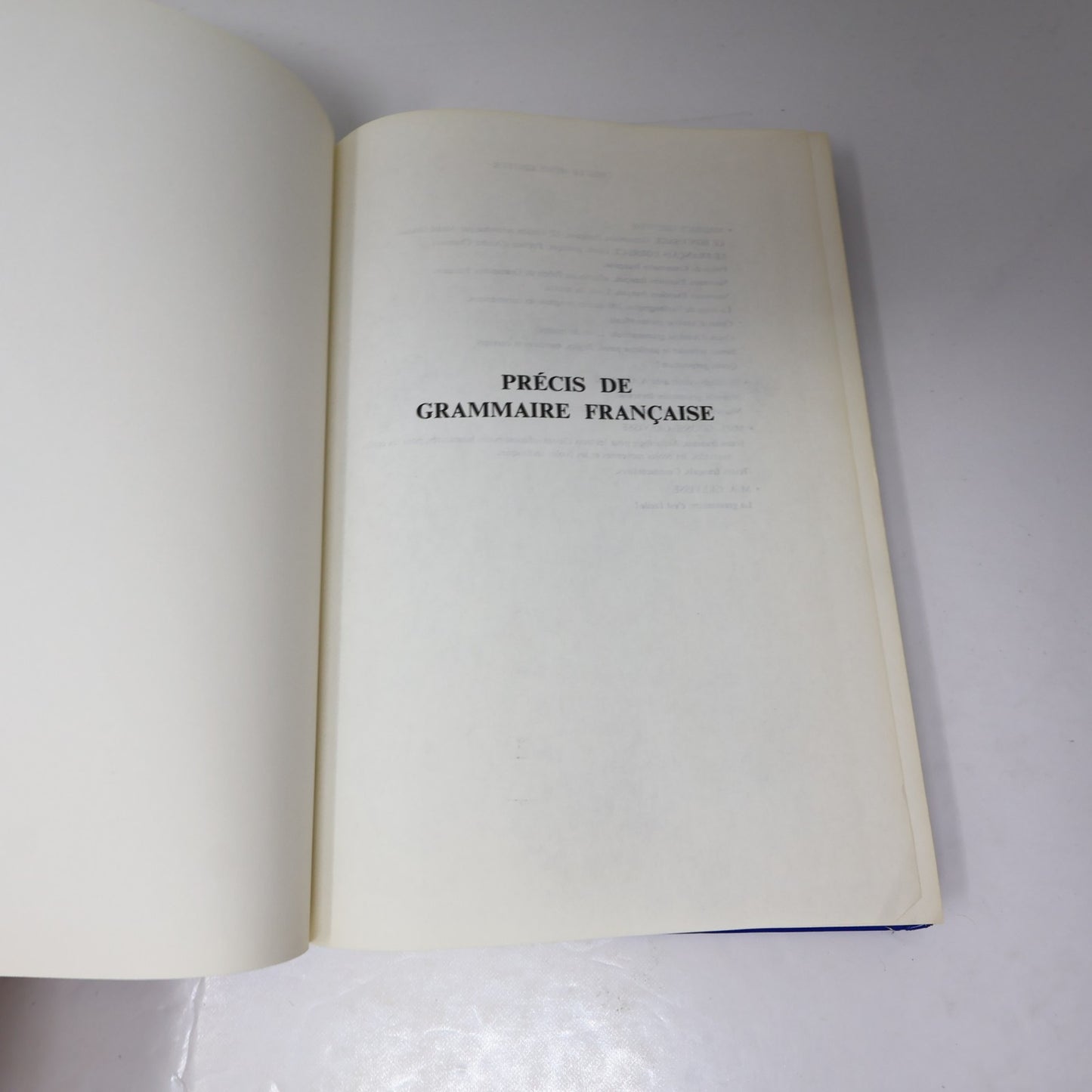 Précis de Grammaire Française Maurice Grevisse 1987 Relié Éducation Langue