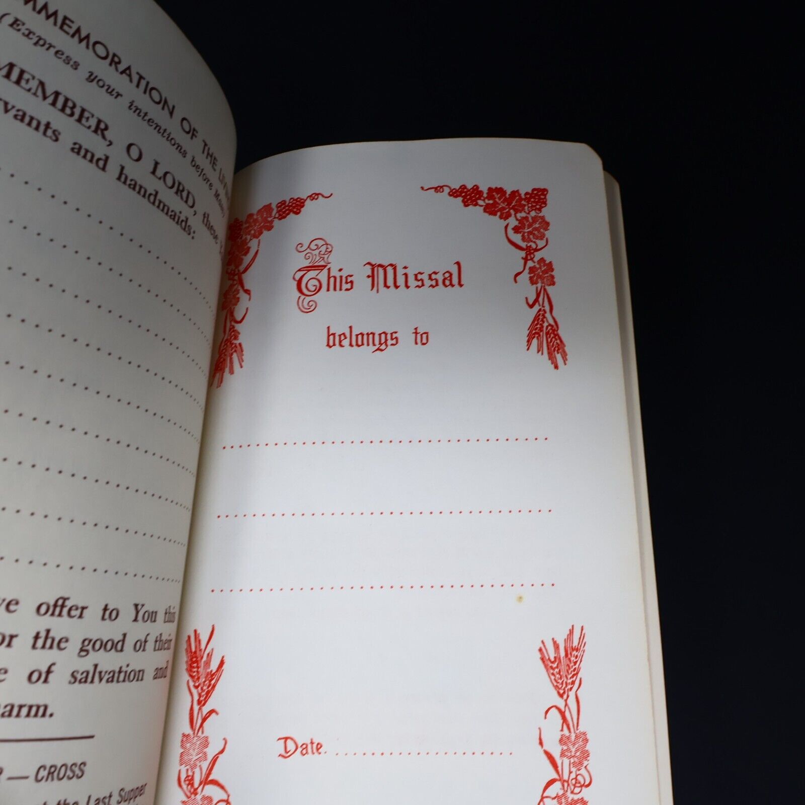 1964 Saint Joseph Daily Missal Religion Confraternity Version Book PB 60s