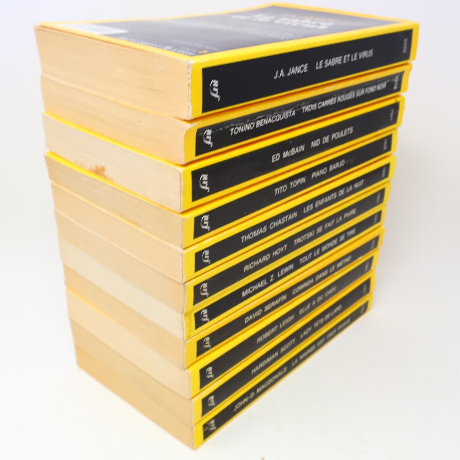 Série Noire Roman Policier Lot 11 Livres Le Sabre et le Virus Nids de Poulets PB