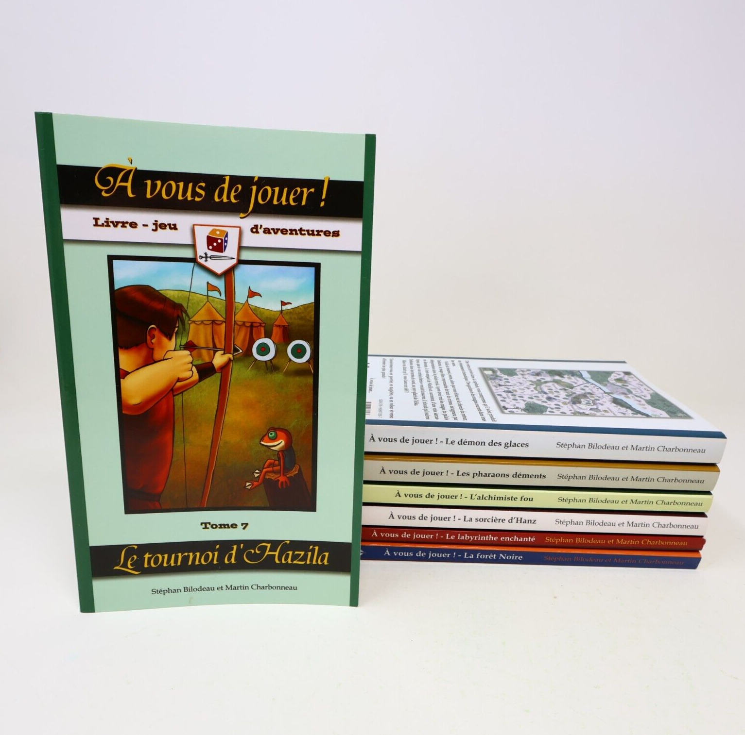 Lot 7 Livres À Vous de Jouer! #1-2 4-8 Ada La Forêt Noire Jeu de Rôle Français