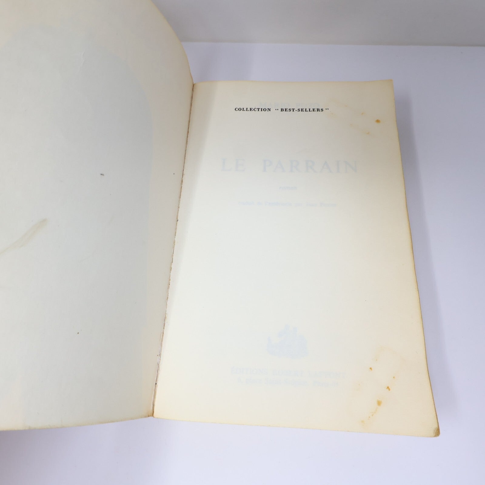 Mario Puzo Lot 3 Livres Le Parrain/Sicilien/C'est Idiot de Mourir Thriller PB