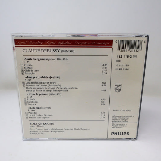 Debussy Zoltán Kocsis CD Suite Bergamasque/Pour Le Piano/Estampes/Images Oubliée