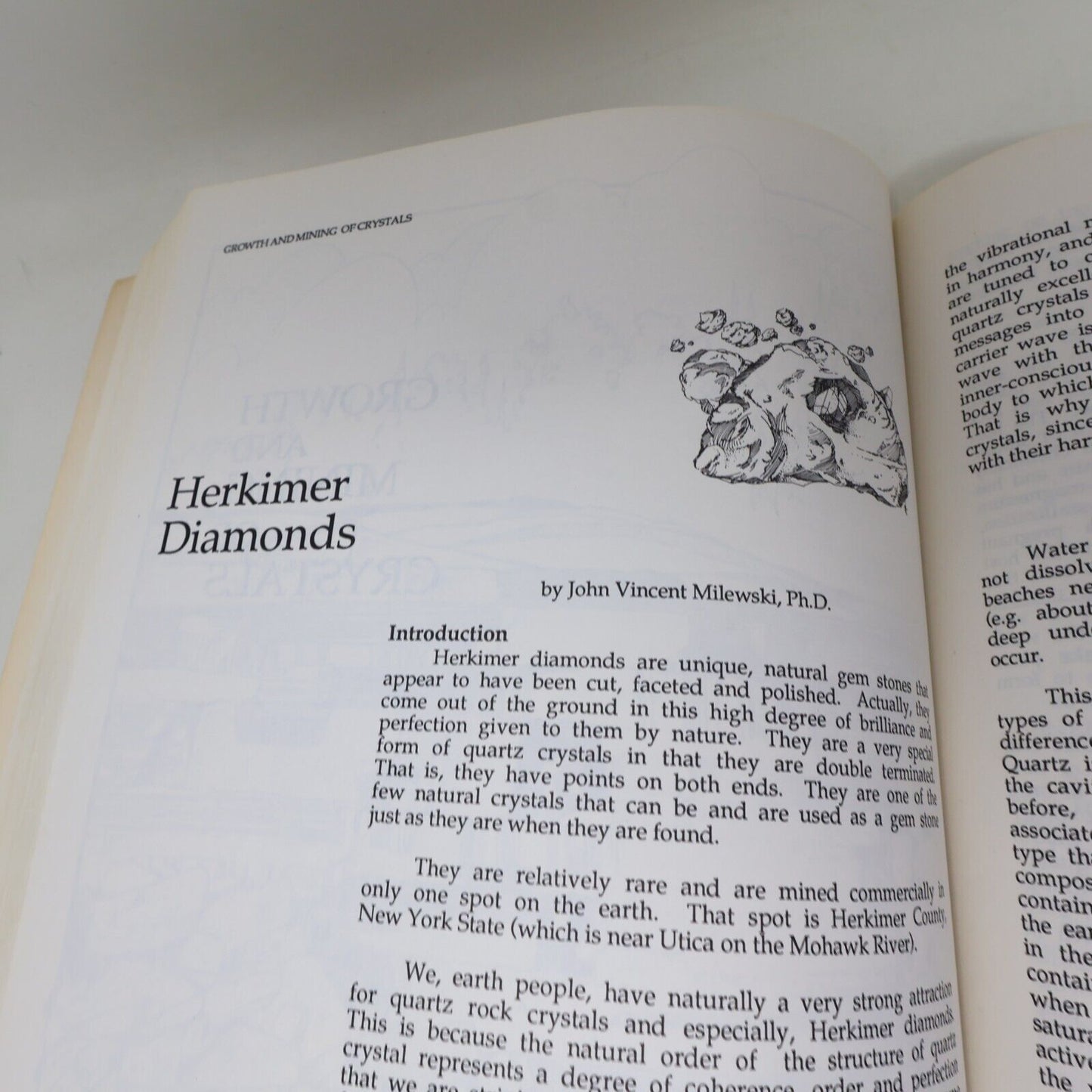 1987 The Crystal Sourcebook From Science To Metaphysics Milewski Harford PB 80s