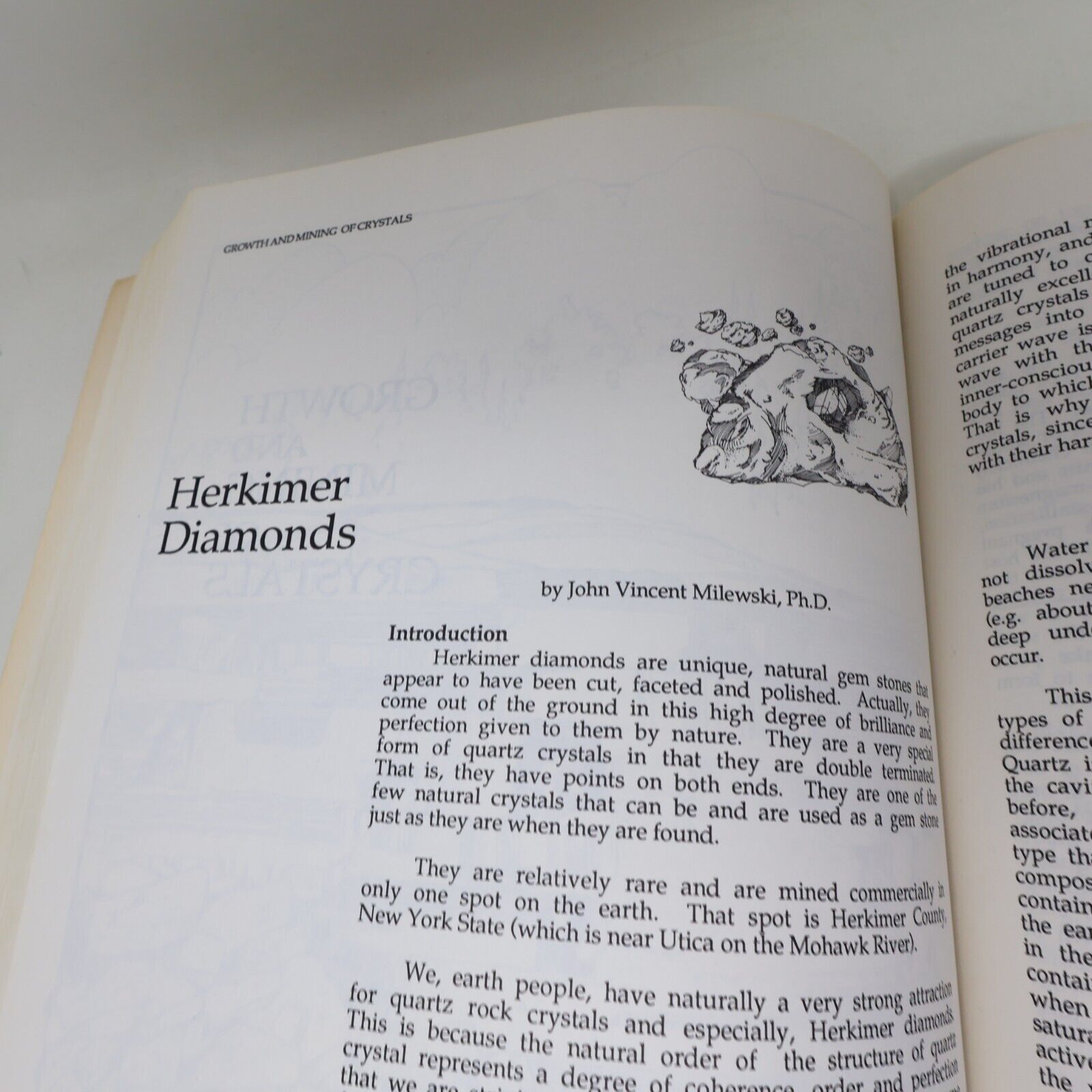 1987 The Crystal Sourcebook From Science To Metaphysics Milewski Harford PB 80s
