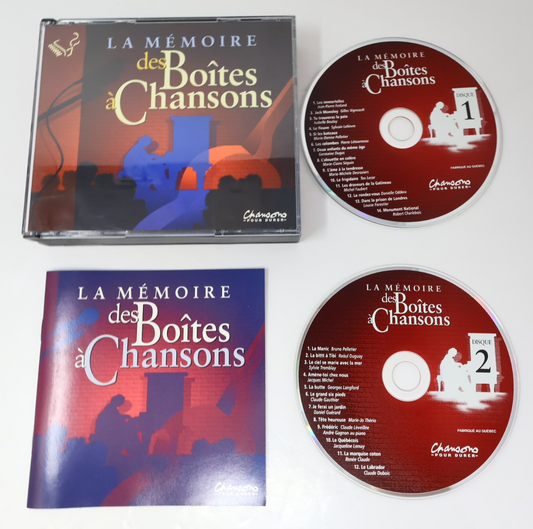 La Mémoire des Boîtes à Chansons CD Ferland/Vigneault/Lecor/Dubois/Duguay/Claude