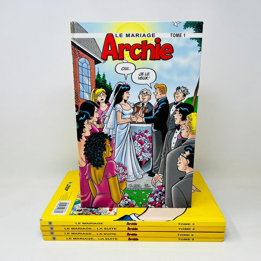 5x Le Mariage Archie Lot de Bandes Dessinées BD EH HC en Français Comics French