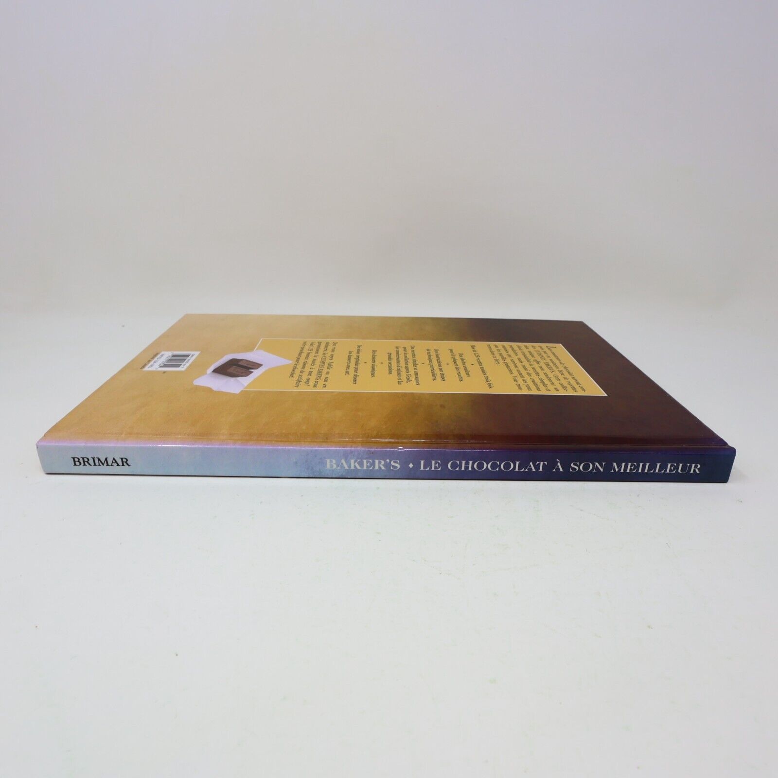 1995 Baker's le Chocolat à son Meilleur Desserts Cuisine Recettes Brimar Livre