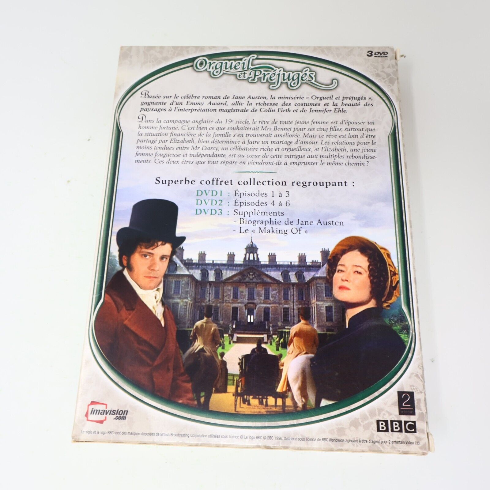 Orgueil et Préjugés Coffret DVD Français NTSC Testé Colin Firth Jennifer Ehle