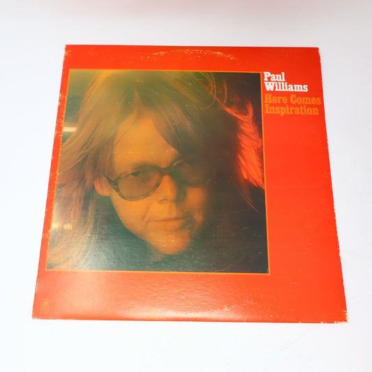 Paul Williams Here Comes Inspiration LP Record Vinyl 1974 SP-3606 A&M Canada