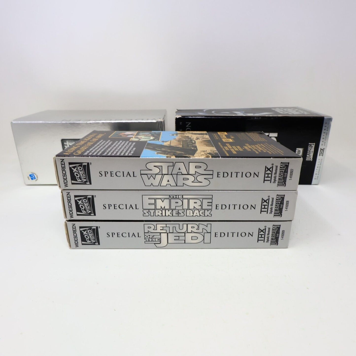 Star Wars Trilogy VHS Special Platinum Widescreen Edition Tested Fox Video 1997