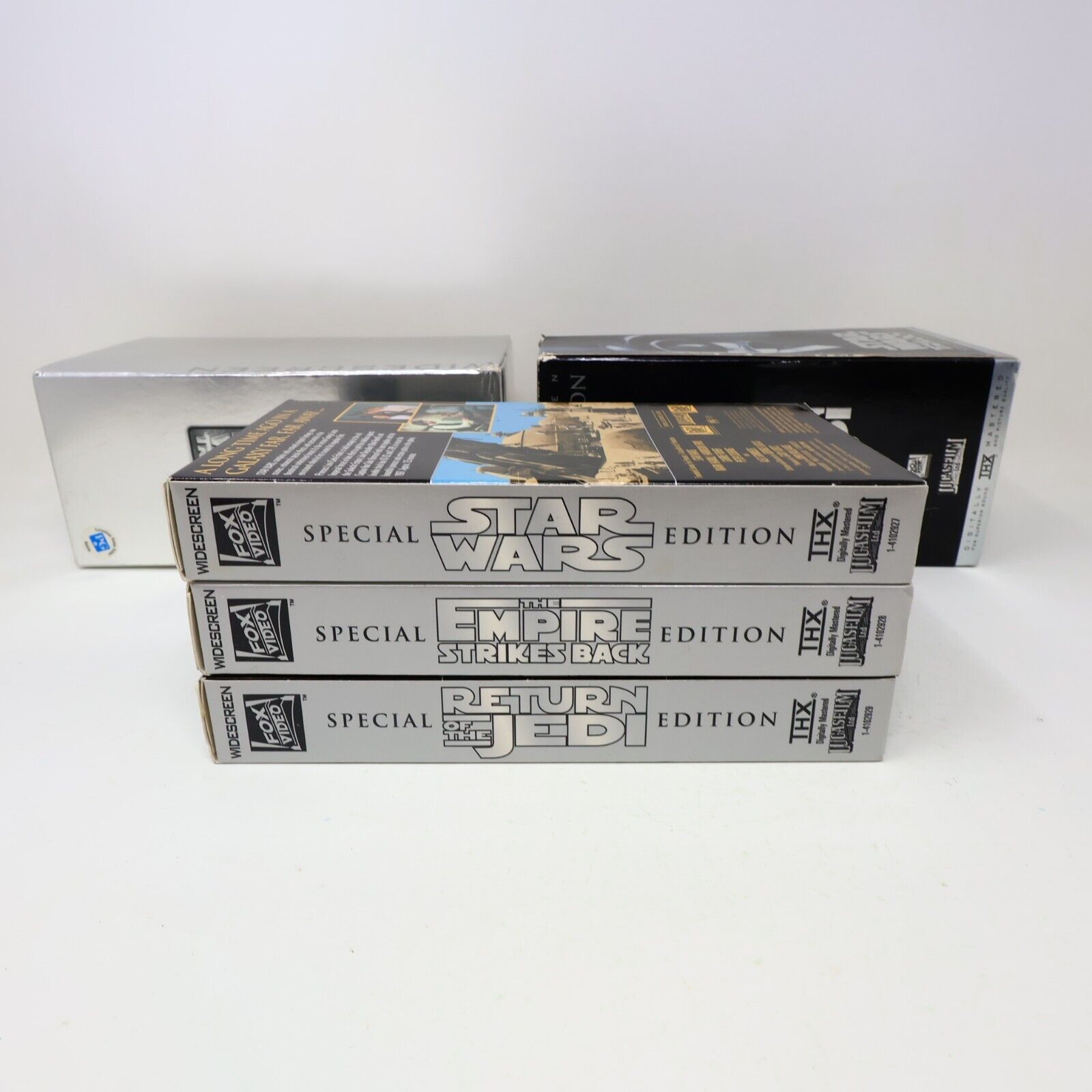 Star Wars Trilogy VHS Special Platinum Widescreen Edition Tested Fox Video 1997