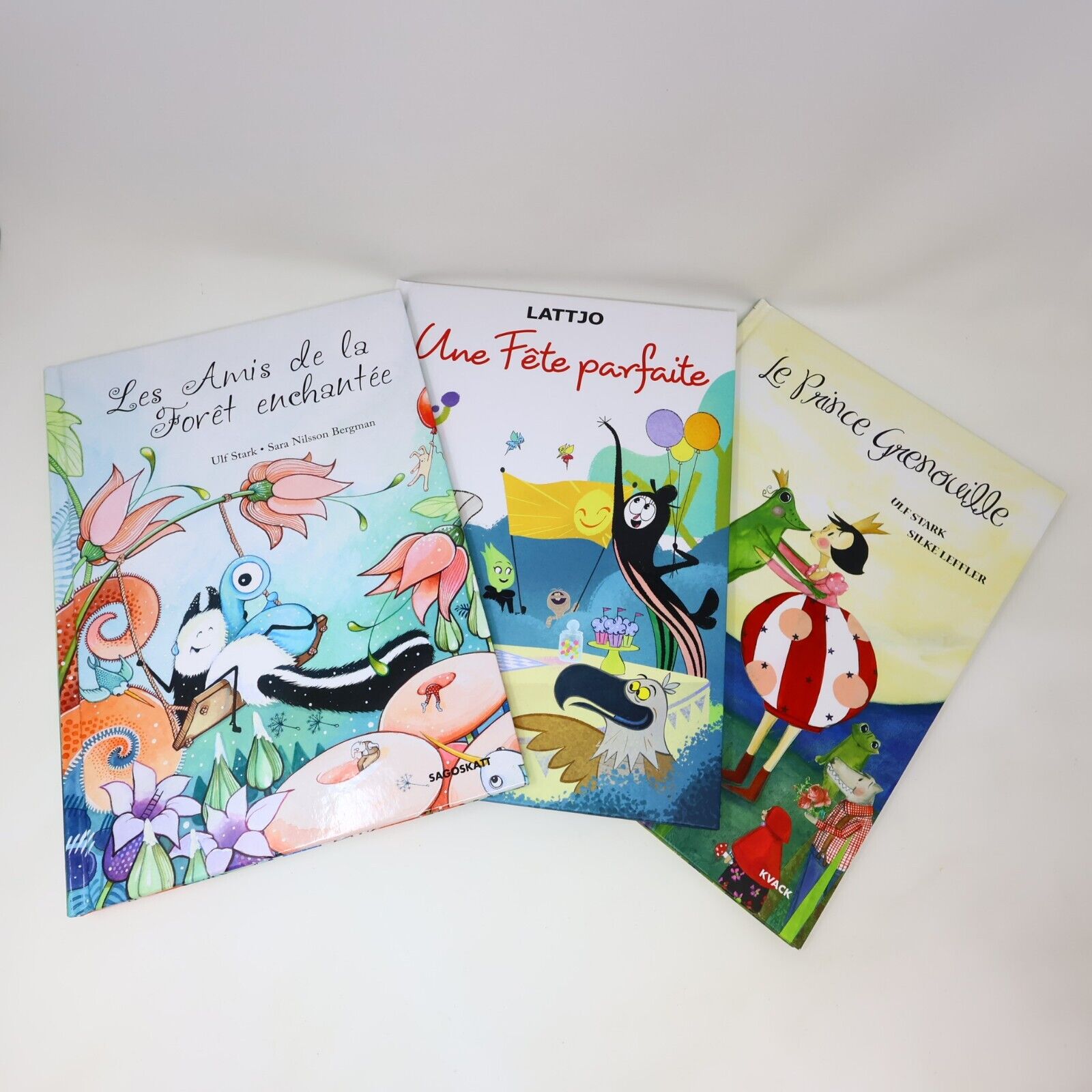 Lot 3 Livres Ikea Jeunes Enfants Fête Parfaite/Amis de la Forêt Enchantée French