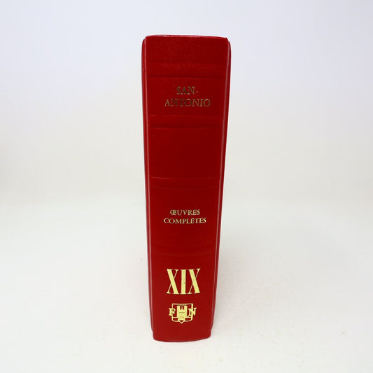 San Antonio Oeuvres Completes #XIX (19) 1979 Fleuve Noir Français Hardcover 70s