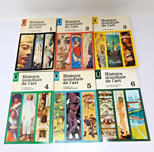 Histoire Mondiale de l'Art #1-6 Marabout Université Série Complète Lot 6 Livres